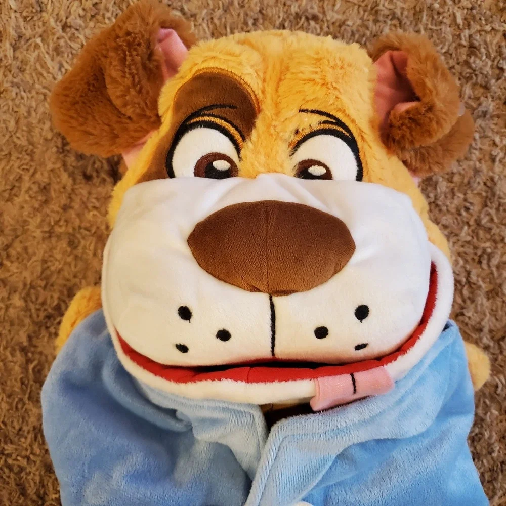 RARE-TUMMY STUFFERS 15 INCH DOG CLEAN-UP‎ COMPANION & SNUGGLY PLAYTIME FRIEND